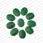 ECMGLBEAD311-20mm-x-25mm-Forest-Green-Transparent-Oval-Shape-Shiny-Glass-Beads