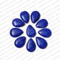 ECMGLBEAD316-24mm-x-35mm-Royal-Blue-Transparent-Tear-Drop-Shape-Shiny-Glass-Beads