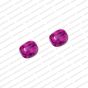ECMGLBEAD32-8mm-x-10mm-Purple-Texture-Corn-Shape-Shiny-Glass-Beads V1
