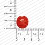 ECMGLBEAD320-16mm-Dia-Cherry-Red-Transparent-Round-Shape-Shiny-Glass-Beads RV