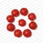 ECMGLBEAD320-16mm-Dia-Cherry-Red-Transparent-Round-Shape-Shiny-Glass-Beads