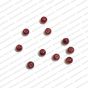 ECMGLBEAD38-3mm-Dia-Brown-Maroon-Transparent-Round-Shape-Shiny-Glass-Beads