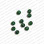 ECMGLBEAD41-3mm-Dia-Forest-Green-Transparent-Round-Shape-Shiny-Glass-Beads