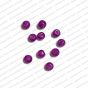 ECMGLBEAD45-3mm-Dia-Violet-Transparent-Round-Shape-Shiny-Glass-Beads