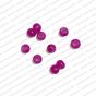 ECMGLBEAD48-4mm-Dia-Violet-Transparent-Round-Shape-Shiny-Glass-Beads