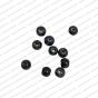 9mm Dia Square Shape Silver Antique Finish Metal Head Cap Design 1