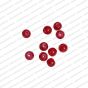 ECMGLBEAD60-6mm-Dia-Red-Transparent-Round-Shape-Shiny-Glass-Beads