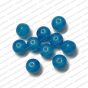 ECMGLBEAD87-10mm-Dia-Agenta-Blue-Transparent-Round-Shape-Shiny-Glass-Beads