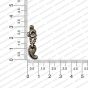 ECMKCH3-Leaf-Shape-Metal-Antique-Finish-Silver-Kolhapuri-Charm-Design-1 RV