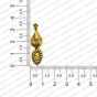 ECMKCH42-Tear-Drop-Shape-Metal-Antique-Finish-Gold-Kolhapuri-Charm-Elephant-Design-1 RV