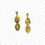 ECMKCH42-Tear-Drop-Shape-Metal-Antique-Finish-Gold-Kolhapuri-Charm-Elephant-Design-1