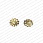 ECMMCAP21-15mm-Dia-Round-Shape-Gold-Color-Shiny-Finish-Metal-Cap-10-Petal-Flower-Design-1 V2