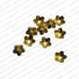 ECMMCAP25-6mm-Dia-Round-Shape-Gold-Color-Shiny-Finish-Metal-Cap-5-Petal-Flower-Design-1 V1