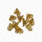 ECMMCAP8-16mm-x-17mm-Cone-Shape-Gold-Color-Shiny-Finish-Metal-Cap-Design-1 V1
