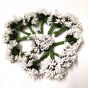 white pollens for crafts, artificial pollen bunch, flower embellishments, DIY jewelry crafting