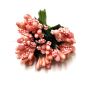 Peach Color Artificial Pollens - 1 Bunch for Jewelry & Craft Making