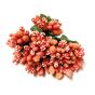 Dark Orange Color Artificial Pollens for Tiara & Jewelry Making - 1 Bunch