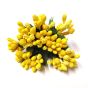 Dark Yellow Color Artificial Pollens for Flower Jewellery | Premium Floral Craft Supplies