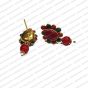 ECMPS29-Tear-Drop-Shape-Red-and-Forest-Green-Color-Pachi-Studs V1