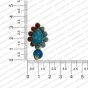 ECMPS32-Tear-Drop-Shape-Sky-Blue-and-Maroon-Color-Pachi-Studs RV