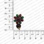 ECMPS4-Single-Layer-Round-Shape-Forest-Green-and-Maroon-Color-Pachi-Studs RV