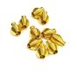 21mm x 14mm Gold Color Kalasa Metal Spring Spacers Pack of 10 Pieces For Making Beautiful Handmade Jewellery/For Making Beautiful Crafts