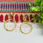 3mm x 10mm S Shape Red Color Flatback Crystal Kundan Stone 