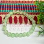 Apple Green Color 8mm Crackle Bead Bracelet 