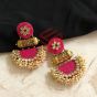 Sajna Earrings-Magenta Pink