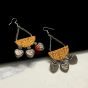Fabric Earrings- Kolhapuri Edition Design 41