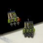 Fabric Earrings- Kolhapuri Edition Design 71