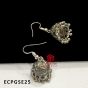 German Silver Dome Shape Jhumka Earring Design 25