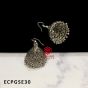 German Silver Dome Shape Jhumka Earring Design 30