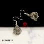 German Silver Cone Shape Jhumka Earring Design 37