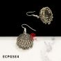 German Silver Dome Shape Jhumka Earring Design 4