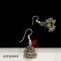 German Silver Hexagon Shape Designer Jhumka Earring Design 49