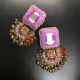 Purple Parat Earrings 