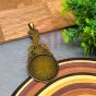 Guitar Cabochon Vintage Pendent Bezel Design-14
