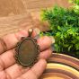 Oval Cabochon Vintage Pendent Bezel-Design-3