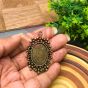 Oval Cabochon Vintage Pendent Bezel-Design-5