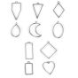 Goddess Lakshmi Metal Antique Finish Gold Color Stud Design 1