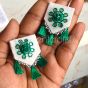 Green Womaniya Earrings