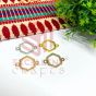 Hexagon Shape Bracelet Connector Bezels 