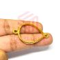 Leaf Shape Metal Antique Finish Gold Kolhapuri Charm Design 10