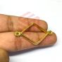 Leaf Shape Metal Antique Finish Gold Kolhapuri Charm Design 9