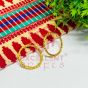 8mm Dia Cone Shape Gold Antique Finish Metal Head Cap Design 2