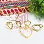 Valantine bezels Adjustable Kada Earring Pendant Finger Ring Combo set