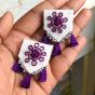  Purple Womaniya Earrings