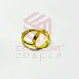 Cone Shape Metal Antique Finish Gold Jhumka Base Design 18