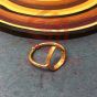 Cone Shape Metal Antique Finish Gold Jhumka Base Design 20